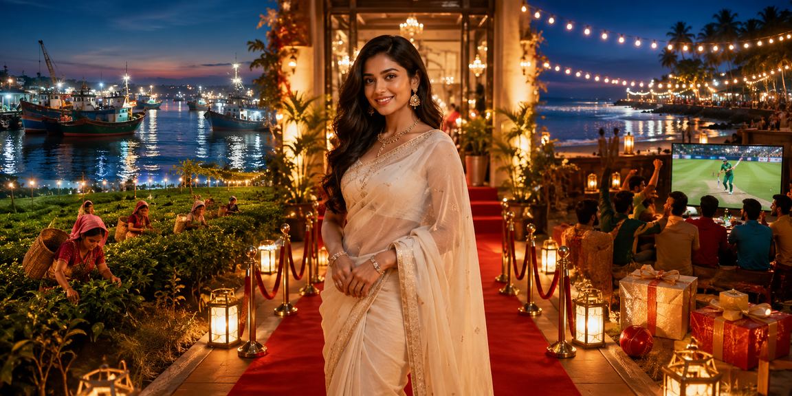 সেন্ট মার্টিনে চা বাগানের পরিবেশে ক্রিকেট বেটিং উপভোগ করছেন একজন সদস্য